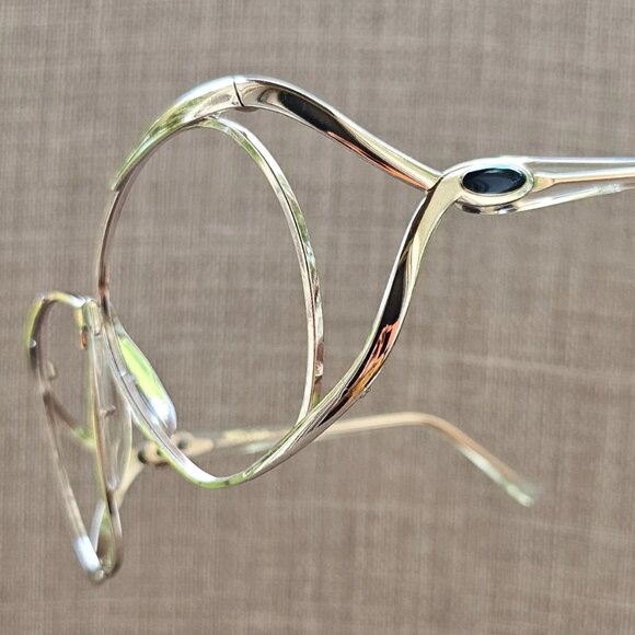 Vintage Tura Eyeglasses Frame Gold Tone MOD220 Glasses Frame Japan Rare